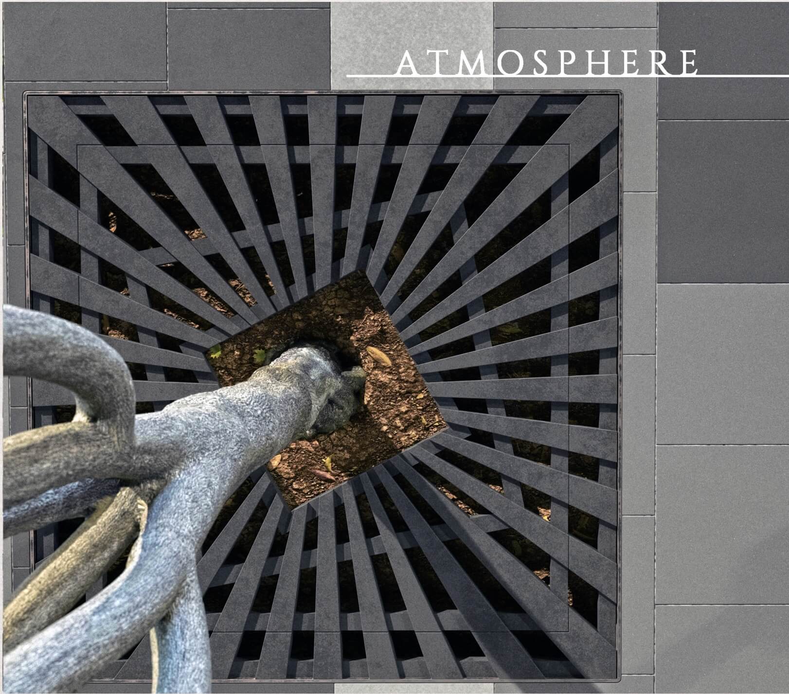 Приствольная решетка для дерева ZKING ATMOSPHERE 1.2х1.2м Черная в Калининграде фото