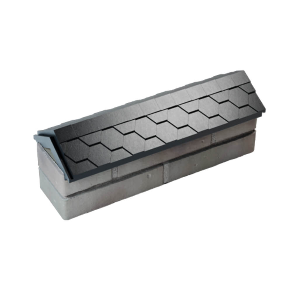 Парапет Zking Эверест Черный с посадкой на 0.5 кирпича (130мм) в Калининграде фото