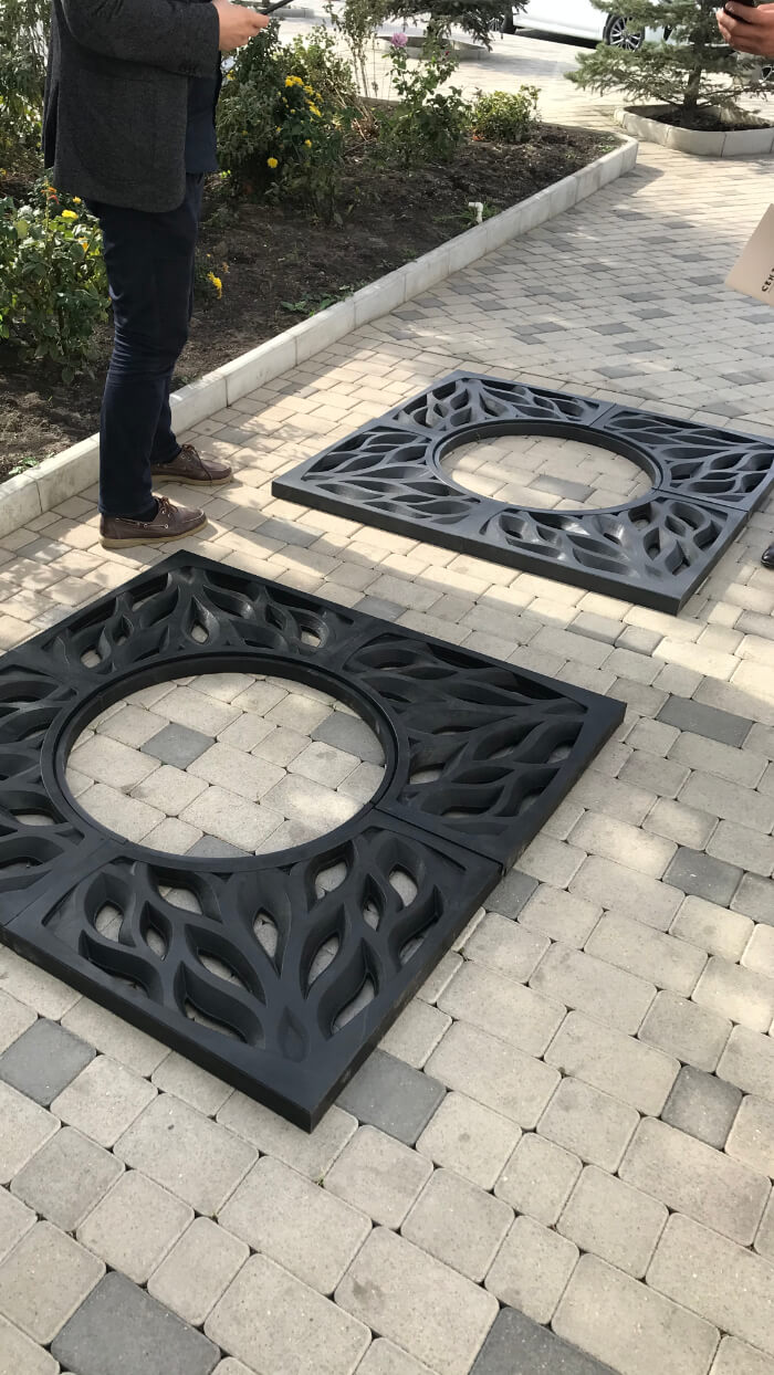 Приствольная решетка для дерева ZKING CRUST 1.2х1.2м Черная в Калининграде фото