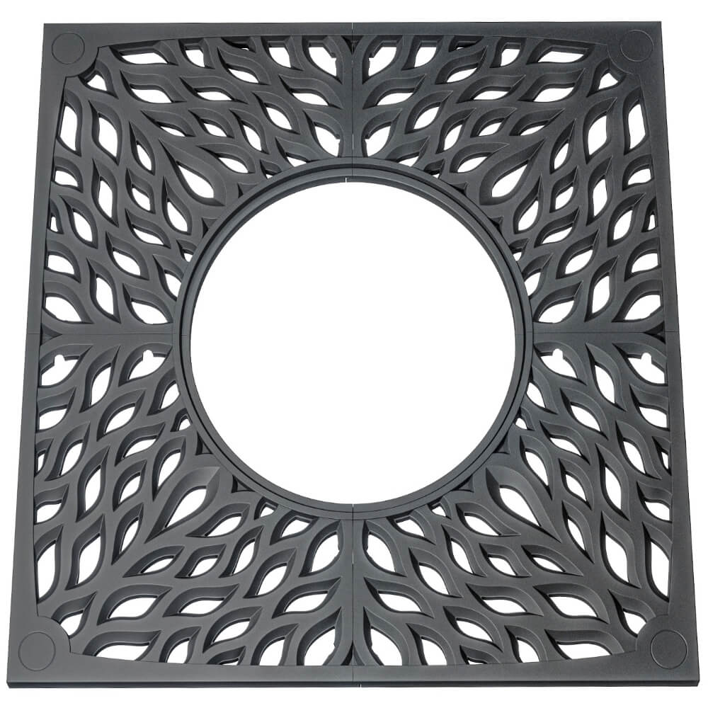 Приствольная решетка для дерева ZKING CRUST 2х2м Черная Калининград фото