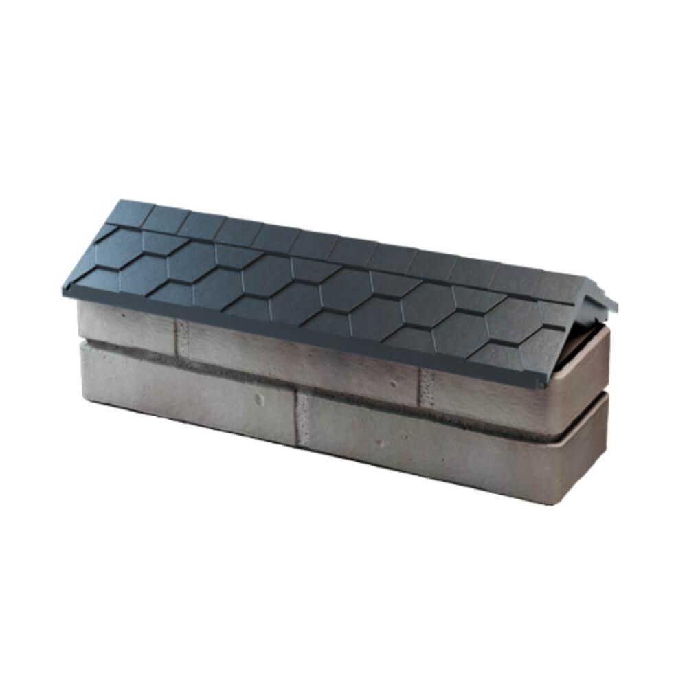 Парапет Zking Эверест Серый с посадкой на 0.5 кирпича (130мм) в Калининграде фото