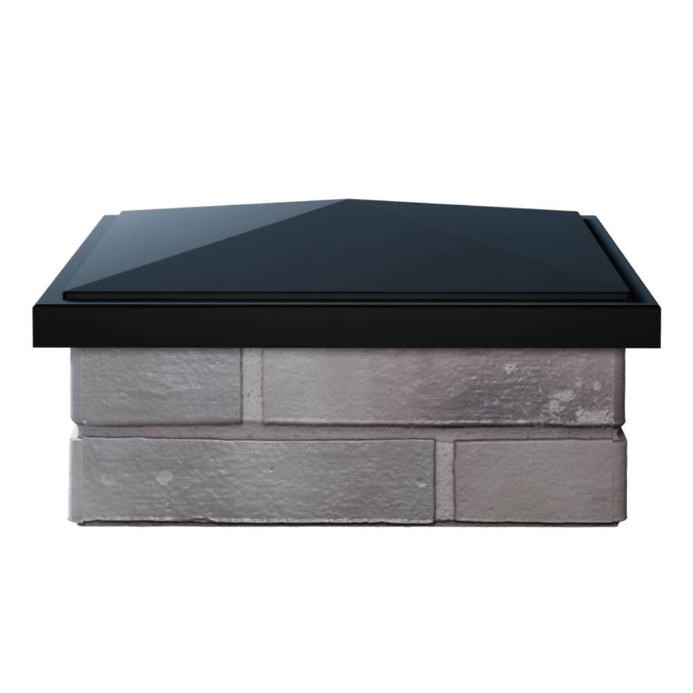 Колпак Zking БонаМоно Черный на столб 1.5х1.5 кирпича (385х385, 400х400мм) Калининград фото