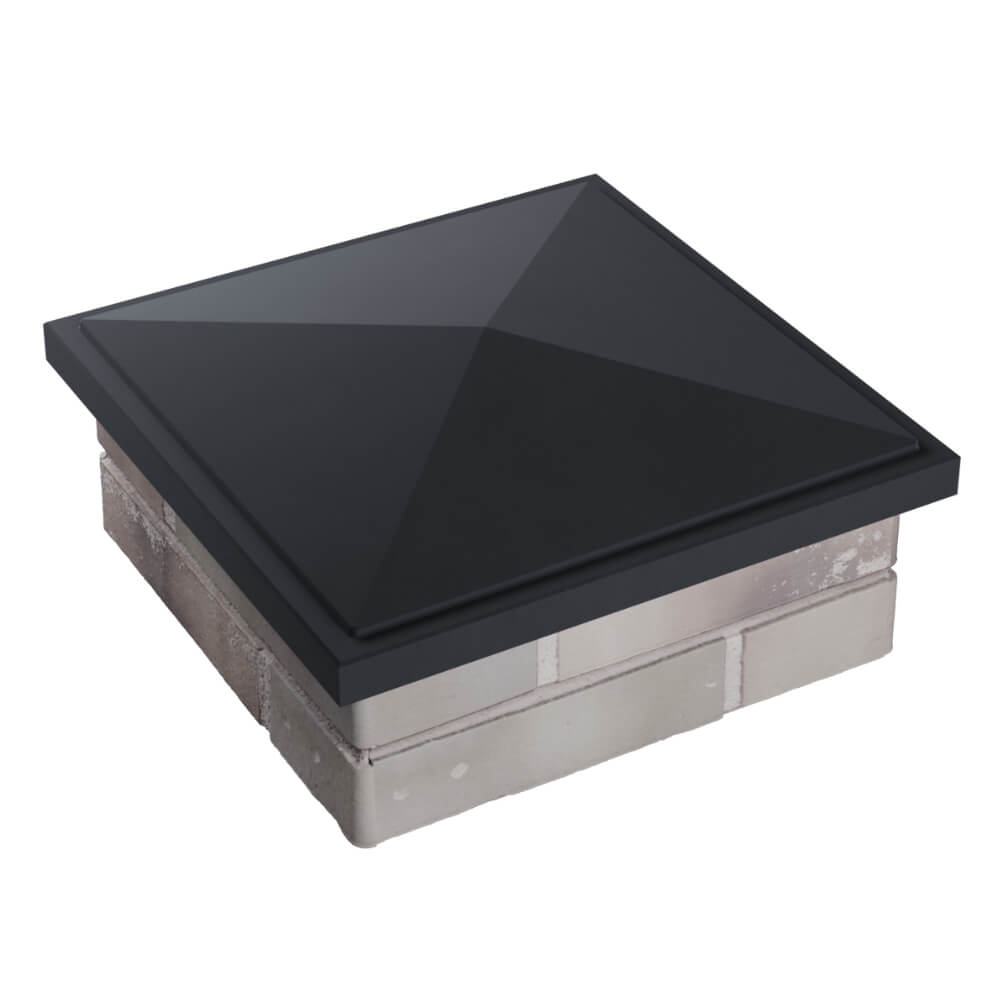 Колпак Zking БонаМоно Серый на столб 1.5х1.5 кирпича (385х385, 400х400мм) в Калининграде фото