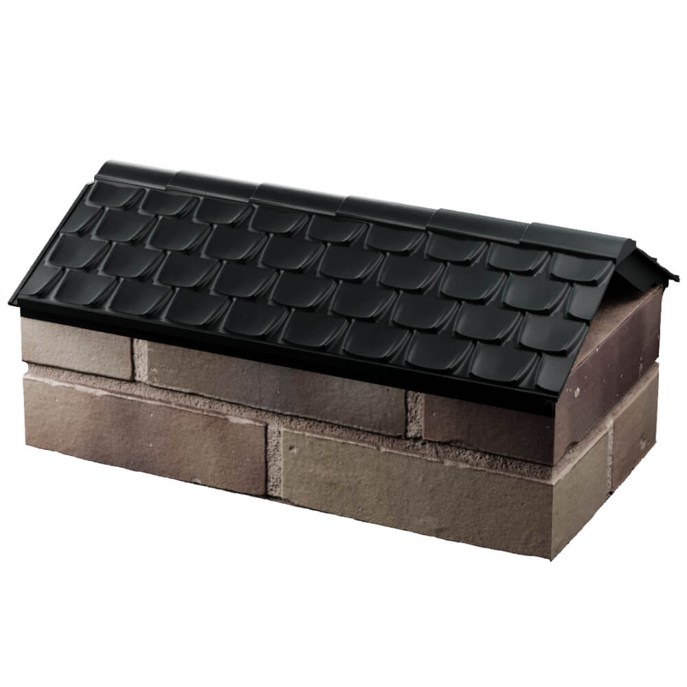 Парапет Zking Эльбрус Черный с посадкой на 1 кирпич (255мм) в Калининграде фото