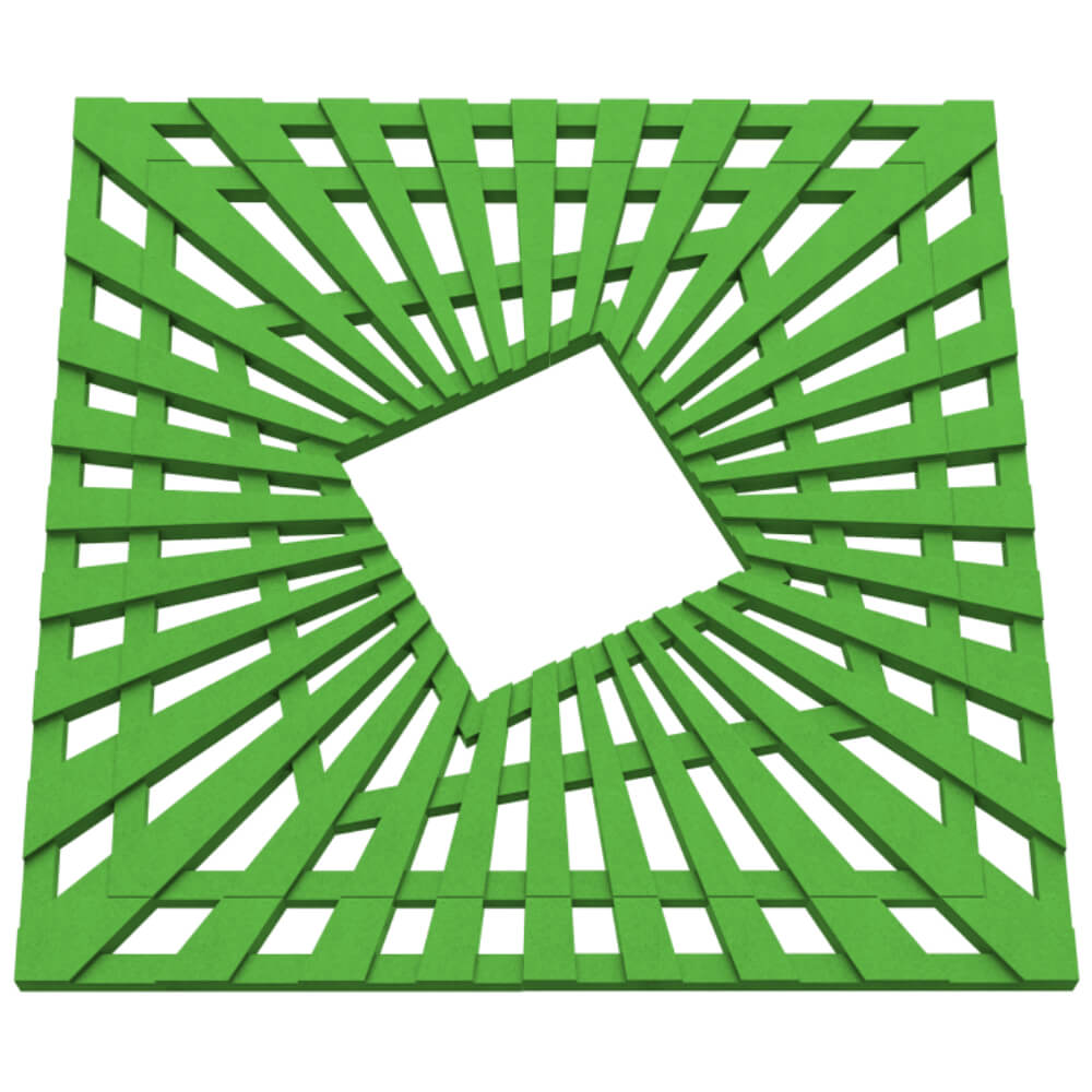 Приствольная решетка для дерева ZKING ATMOSPHERE 1.2х1.2м Зеленая в Калининграде фото