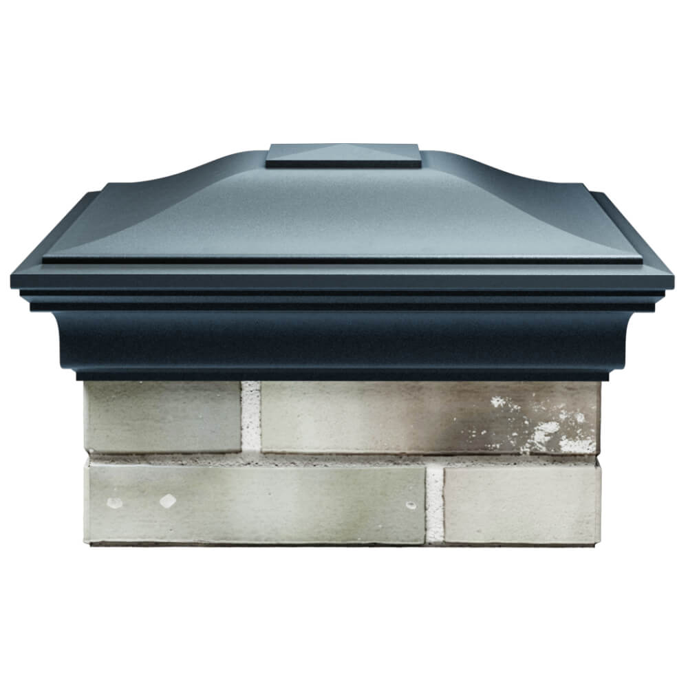 Колпак Zking Монблан Серый на столб 1.5х1.5 кирпича (385х385мм) Калининград фото