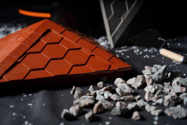 Колпак Zking Эверест Красный на столб 1.5х1.5 кирпича (390х390мм) в Калининграде фото