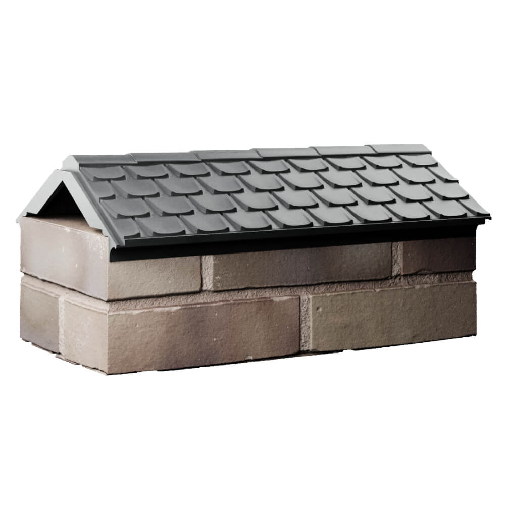Парапет Zking Эльбрус Серый с посадкой на 1 кирпич (255мм) Калининград фото