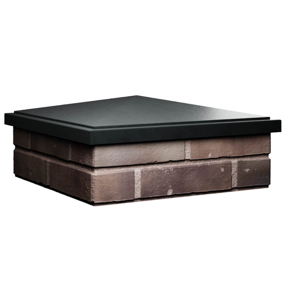 Колпак Zking БонаМоно Черный на столб 2х2 кирпича (515х515, 530х530мм) в Калининграде фото