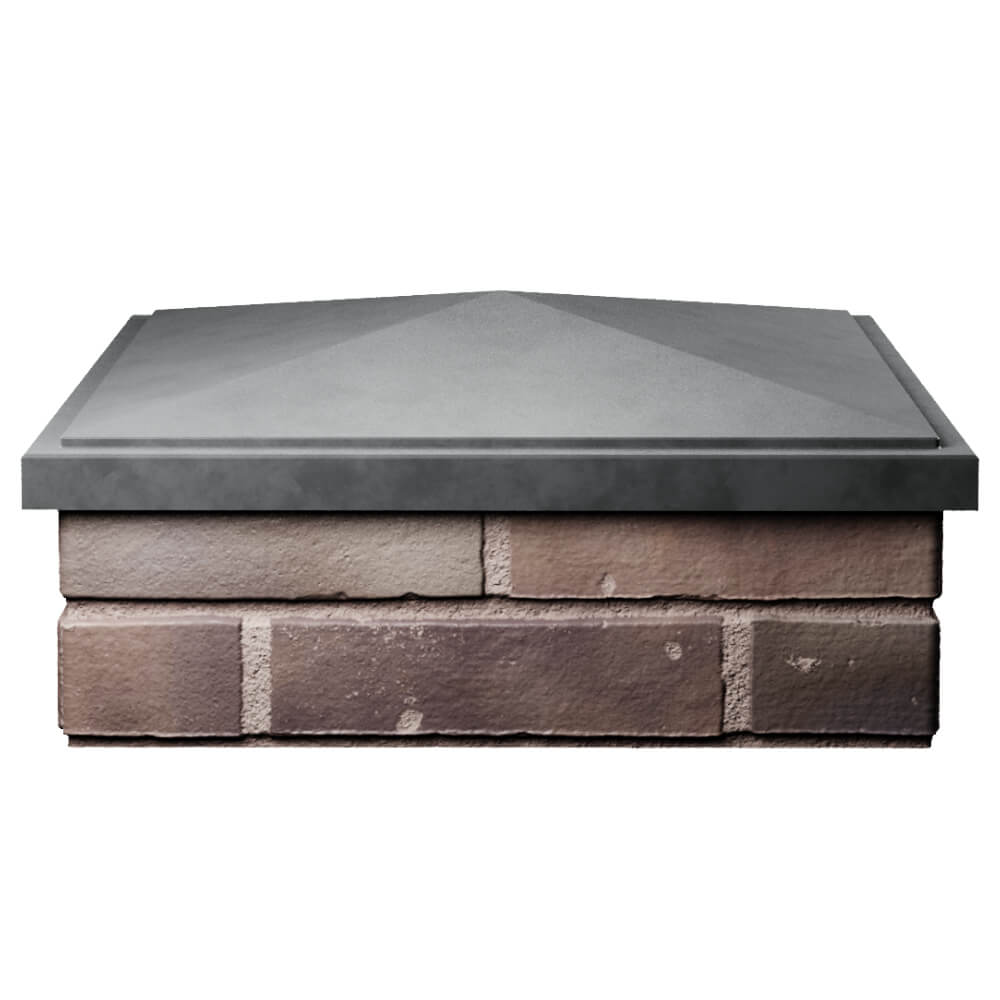 Колпак Zking БонаМоно Серый на столб 2х2 кирпича (515х515, 530х530мм) Калининград фото