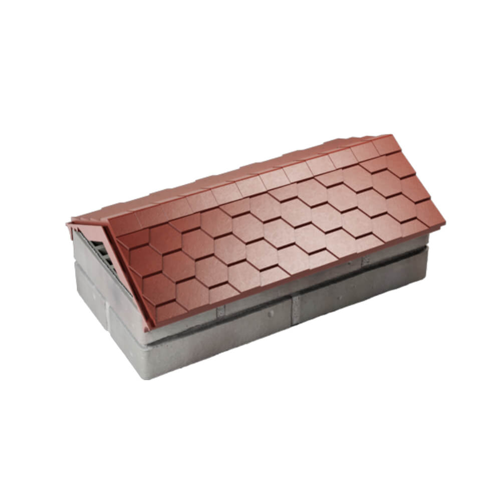 Парапет Zking Эверест Красный с посадкой на 1 кирпич (200/225/255мм) в Калининграде фото