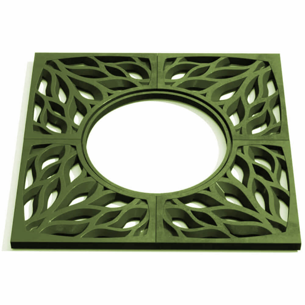 Приствольная решетка для дерева ZKING CRUST 1.2х1.2м Зеленая Калининград фото