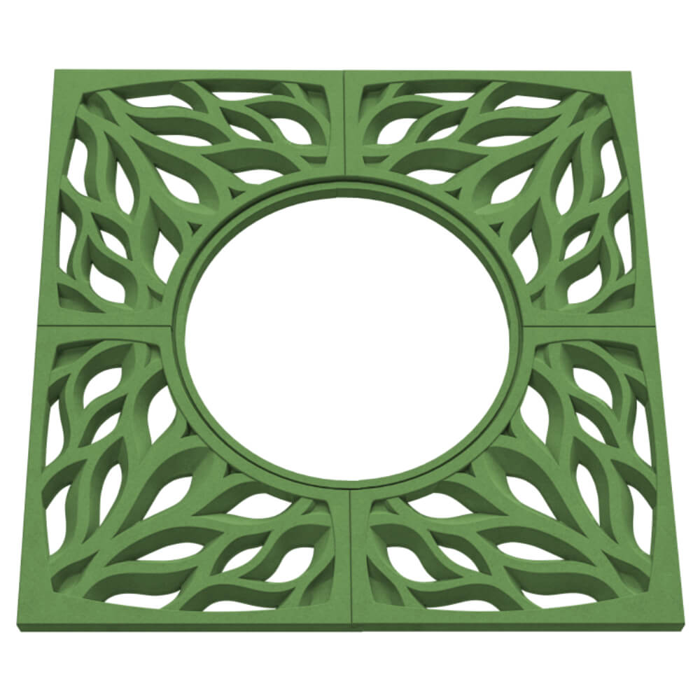 Приствольная решетка для дерева ZKING CRUST 1.2х1.2м Зеленая в Калининграде фото