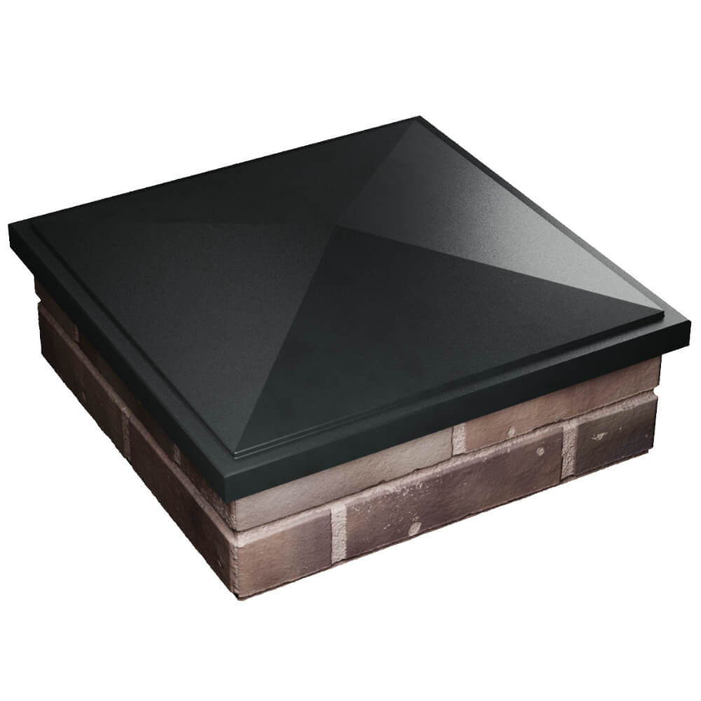 Колпак Zking БонаМоно Черный на столб 2х2 кирпича (515х515, 530х530мм) в Калининграде фото