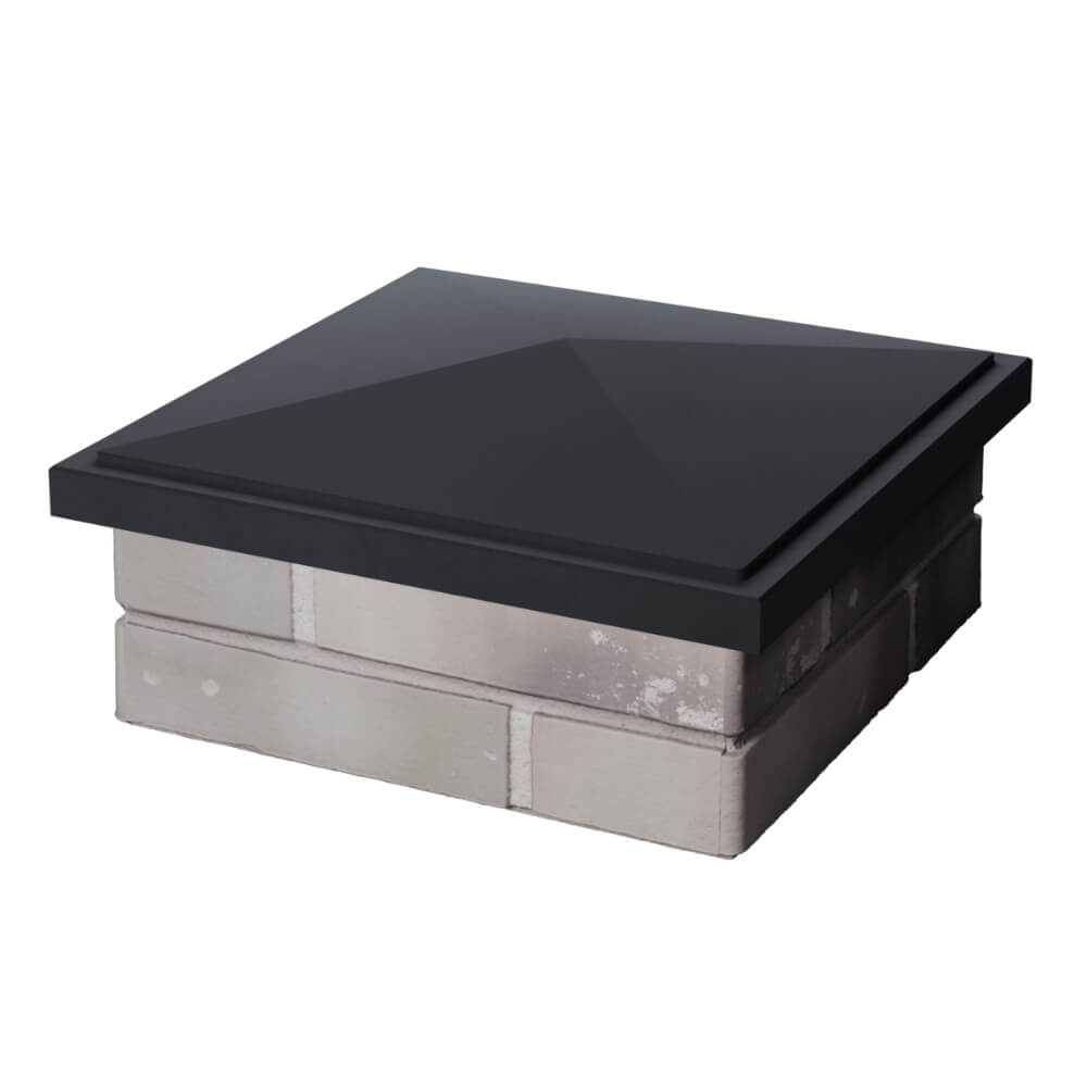 Колпак Zking БонаМоно Серый на столб 1.5х1.5 кирпича (385х385, 400х400мм) в Калининграде фото