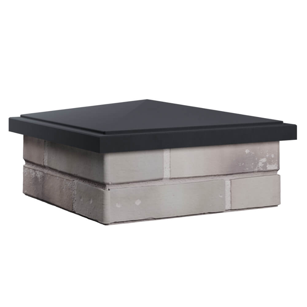 Колпак Zking БонаМоно Серый на столб 1.5х1.5 кирпича (385х385, 400х400мм) в Калининграде фото