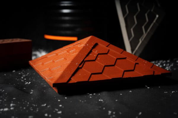 Колпак Zking Эверест Красный на столб 1.5х1.5 кирпича (390х390мм) в Калининграде фото