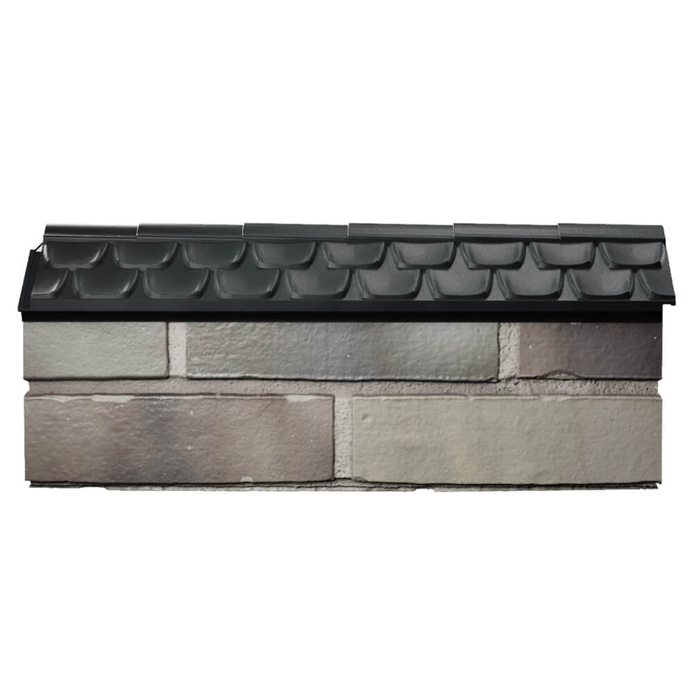 Парапет Zking Эльбрус Черный с посадкой на 0.5 кирпича (130мм) в Калининграде фото