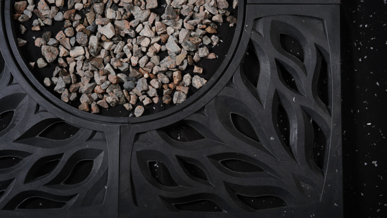 Приствольная решетка для дерева ZKING CRUST 1.2х1.2м Черная в Калининграде фото